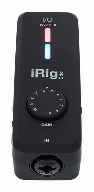IK Multimedia iRig Pro I/O, vue de dessus, photo 2