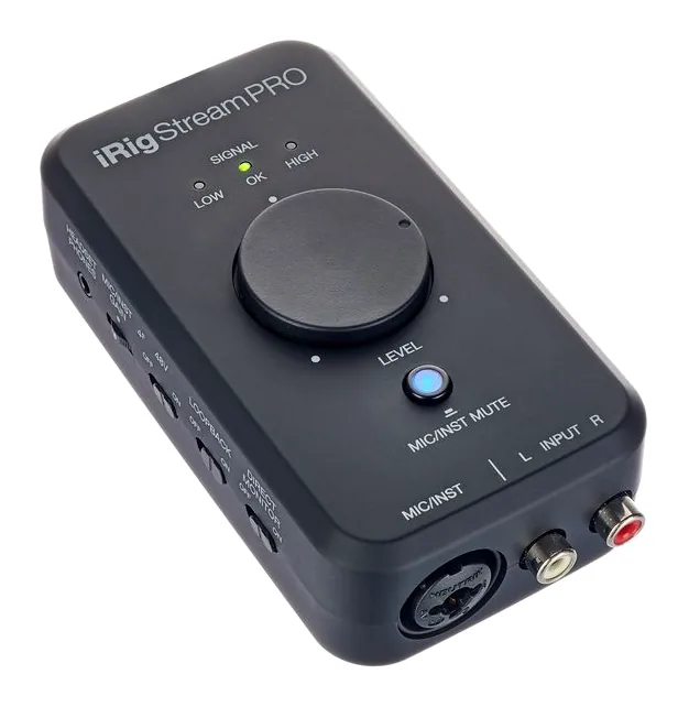 IK Multimedia iRig Stream Pro, boutons et voyants, photo 3
