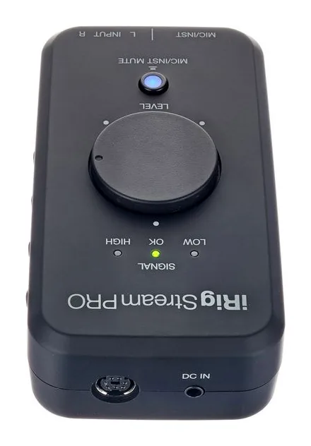 IK Multimedia iRig Stream Pro, boutons et voyants, photo 4
