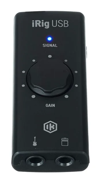 IK Multimedia iRig USB, boutons et voyants, photo 2