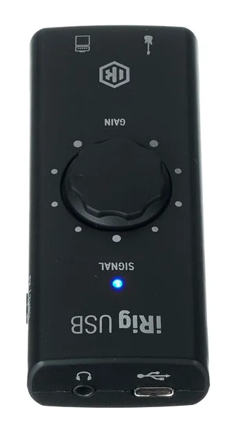 IK Multimedia iRig USB, boutons et voyants, photo 4