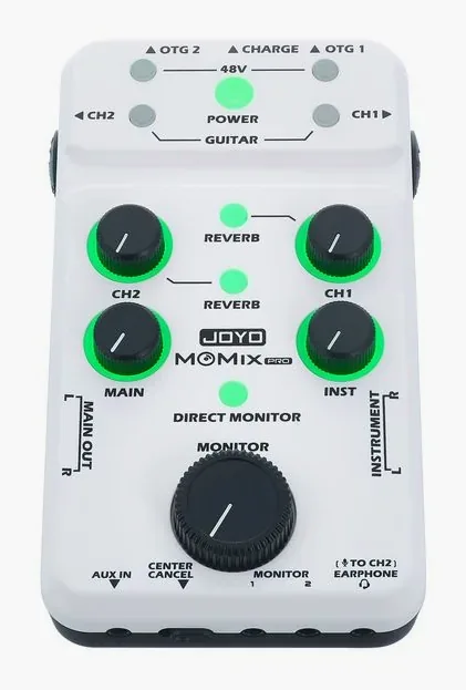 Joyo Momix Pro Portable Interface, face arrière et connectique, photo 2