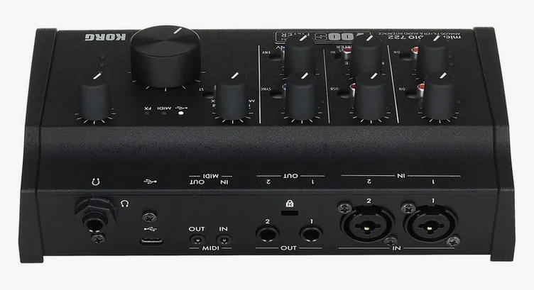 Korg microAUDIO 722, vue de profil, photo 4