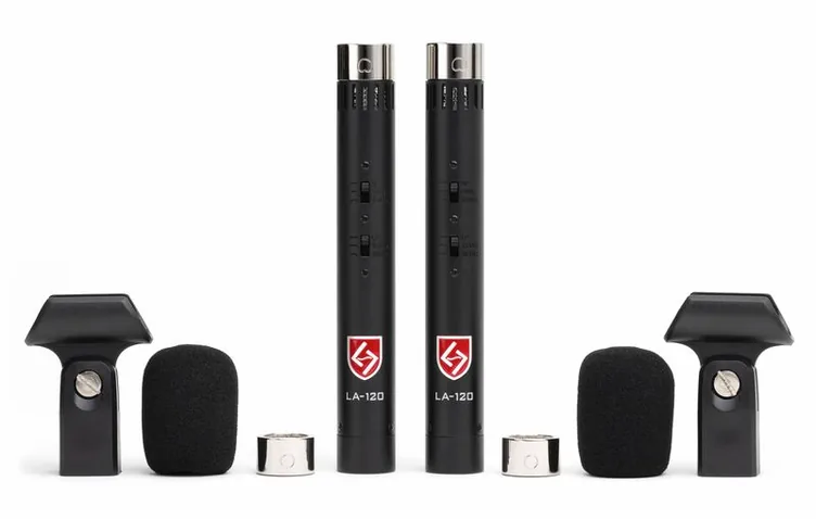 Lauten Audio Series Black LA-120 V2, vue de trois quarts, photo 3