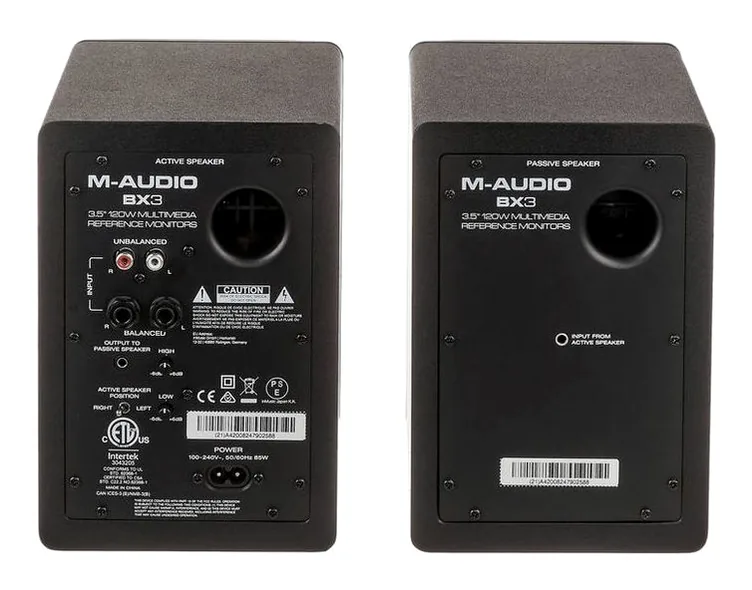 M-Audio BX3, vue de dessus, photo 4