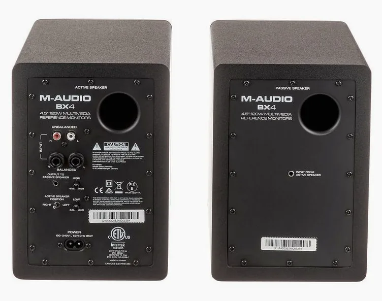 M-Audio BX4, vue de dessus, photo 4