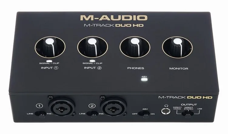 M-Audio M-Track Duo HD, vue de dessus, photo 2