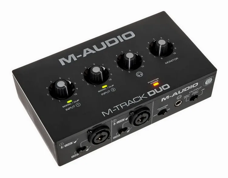 M-Audio M-Track DUO, vue de dessus, photo 3