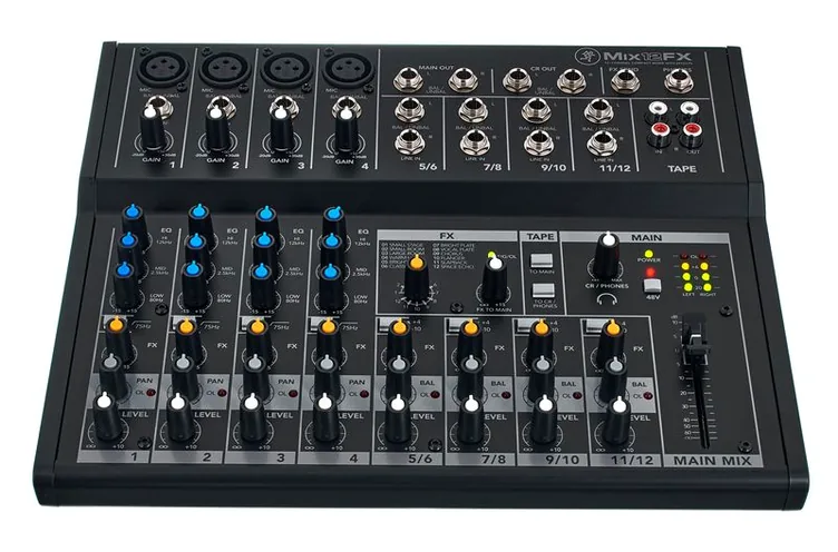 Mackie Mix12FX, potentiomètres, photo 2