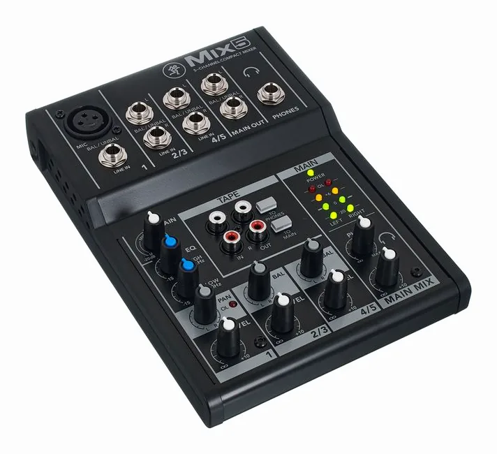 Mackie Mix5, potentiomètres, photo 3