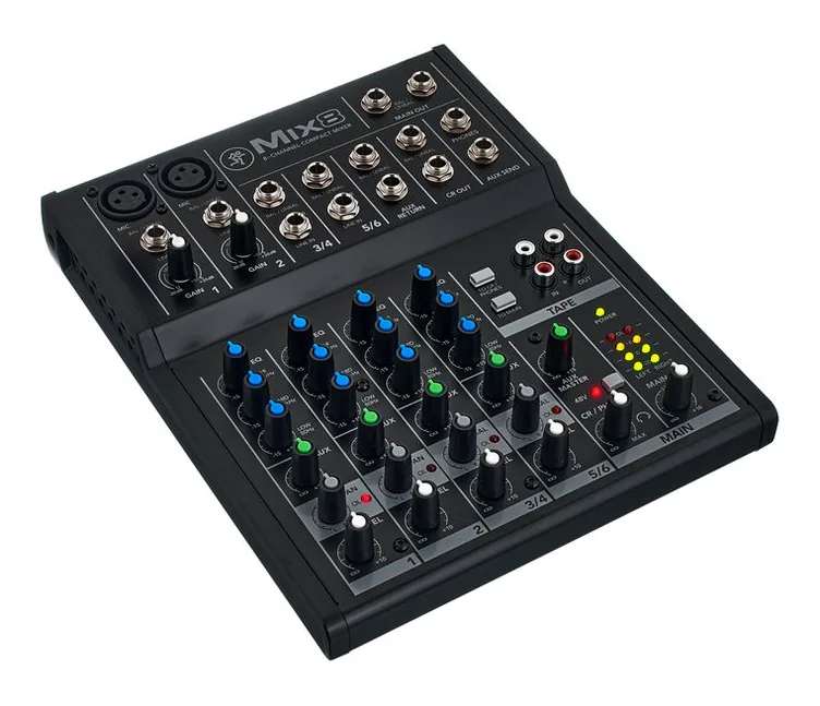 Mackie Mix8, potentiomètres, photo 3