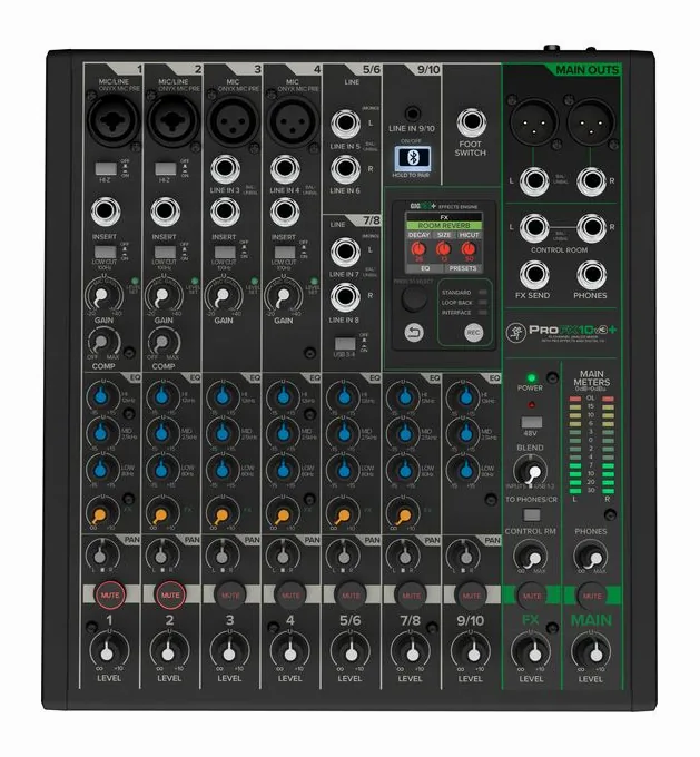 Mackie ProFX10v3+, face arrière, photo 4