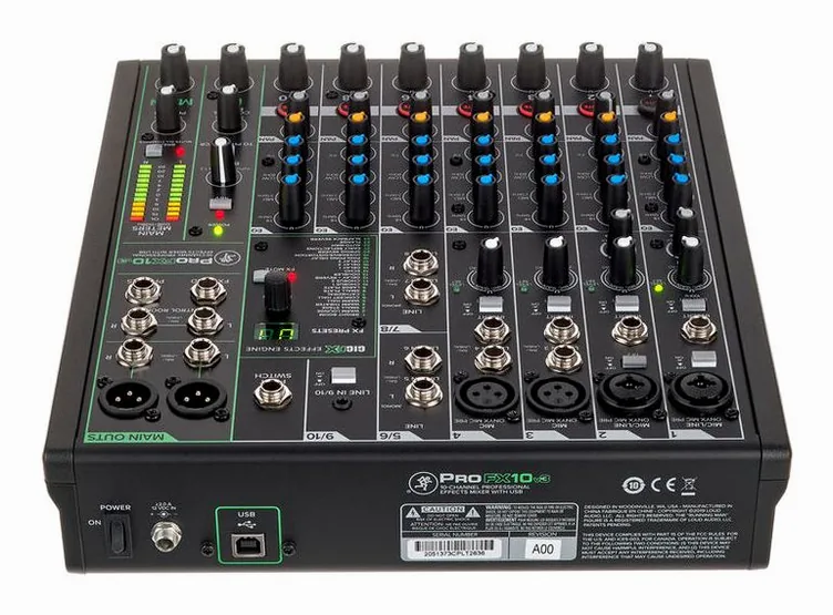 Mackie ProFX10v3, vue de dessus, photo 4