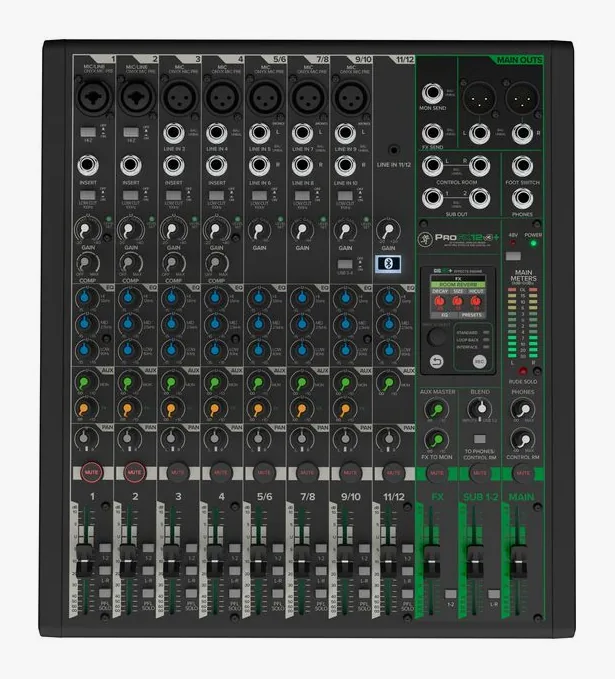 Mackie ProFX12v3+, face arrière, photo 4