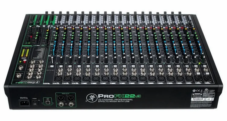 Mackie ProFX22v3, potentiomètres, photo 4