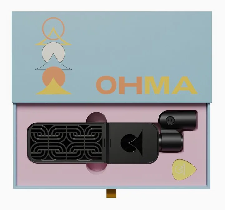 Ohma World Motif Condenser Black & Black, vue de face, photo 4