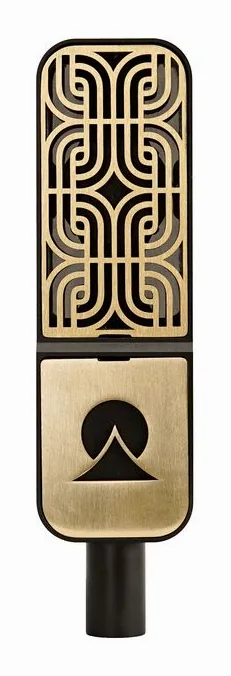 Ohma World Motif Condenser Black & Brass, vue de face, photo 2