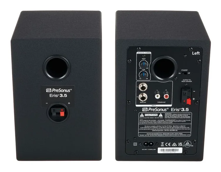 Presonus Eris 3.5 2nd Gen, face arrière, photo 4