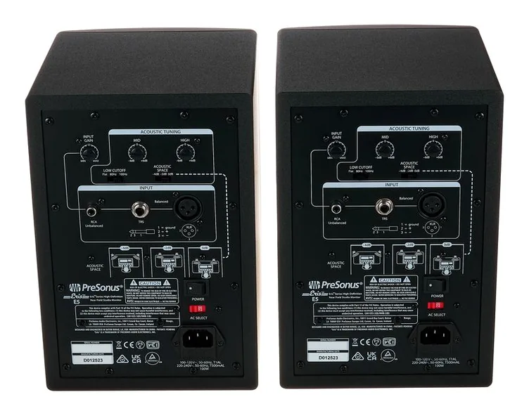 Presonus Eris E5, face arrière, photo 4