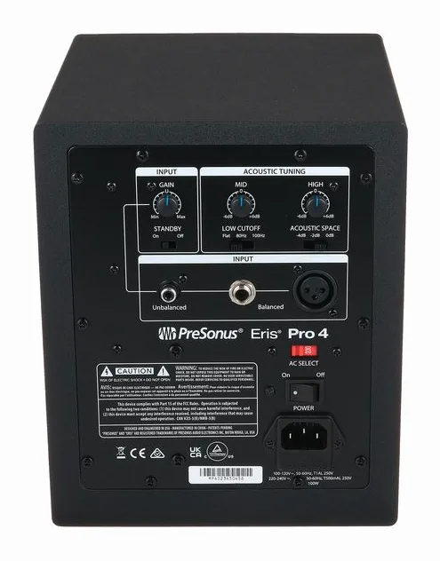 Presonus Eris Pro 4, vue de trois quarts, photo 4
