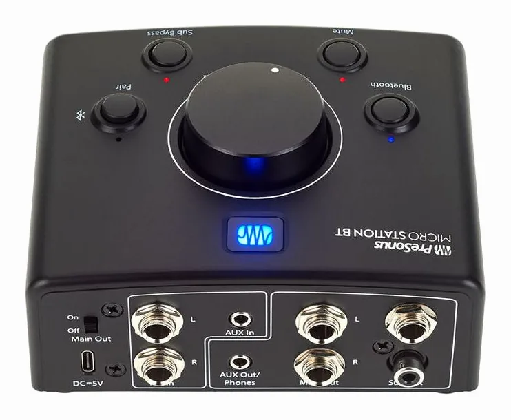 Presonus MicroStation BT, face arrière, photo 4
