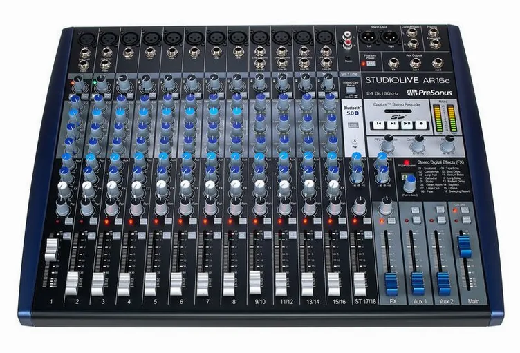Presonus StudioLive AR16c, potentiomètres, photo 2