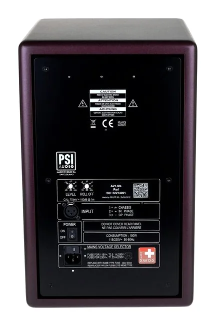PSI Audio A21-M Studio Red, haut-parleurs, photo 4