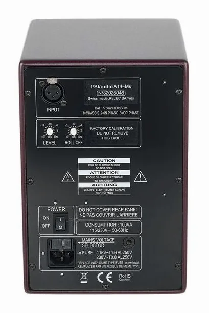 PSI Audio A14-M Studio Red, haut-parleurs, photo 4