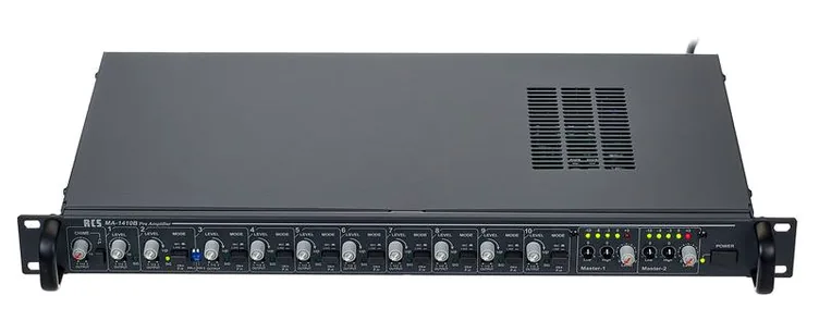 RCS MA-1410 B Mixer Preamp, vue de dessus, photo 2
