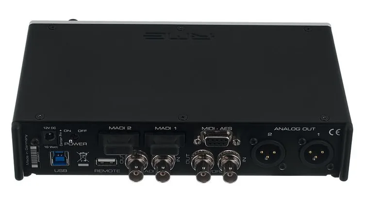 RME Madiface XT II, face arrière et connectique, photo 4