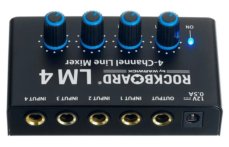 Rockboard LM 4 4-Channel Line Mixer, vue de dessus, photo 4
