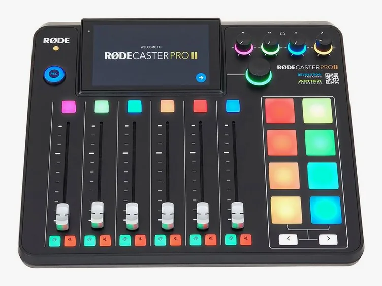 Rode Rodecaster Pro II, potentiomètres, photo 2