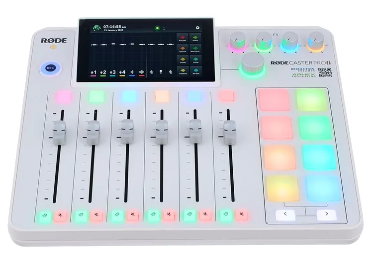 Rode Rodecaster Pro II W, vue de profil, photo 2