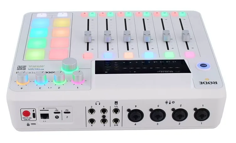 Rode Rodecaster Pro II W, vue de profil, photo 4