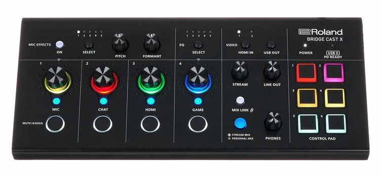 Roland Bridge Cast X, potentiomètres, photo 2