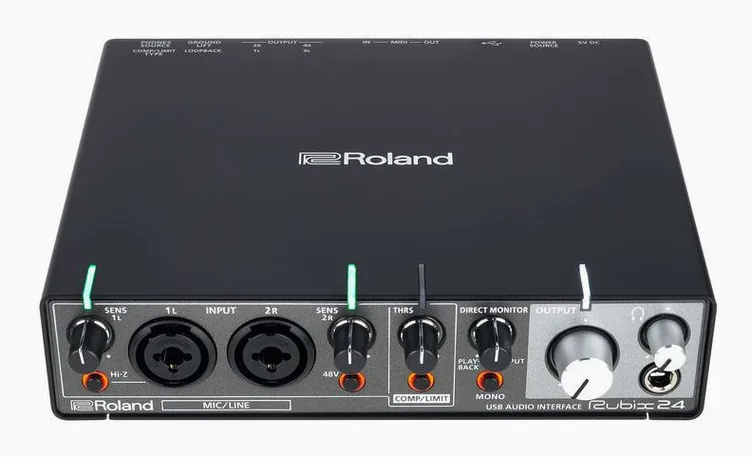 Roland Rubix24, boutons et voyants, photo 2