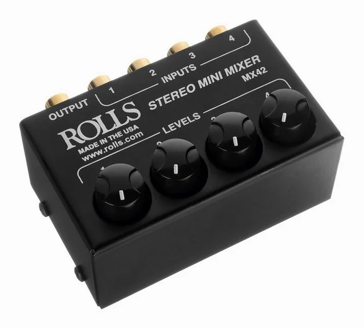 Rolls MX 42, face avant et faders, photo 3