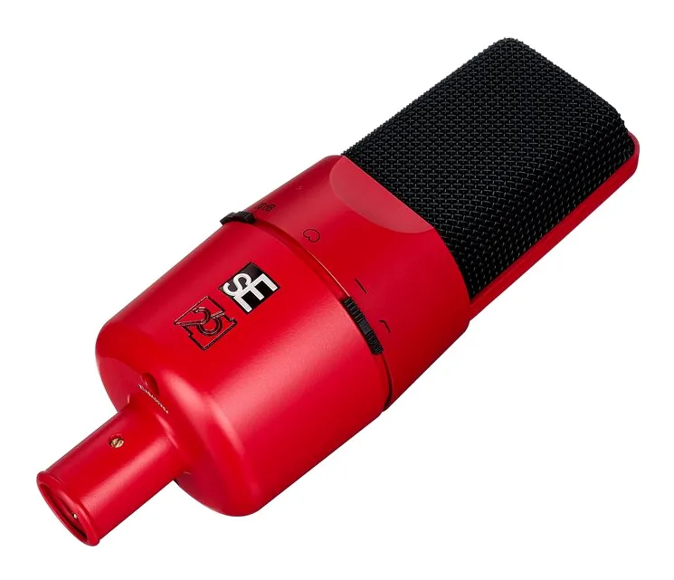 SE Electronics X1A 2C Red 25th Anniversary Ed, vue de trois quarts, photo 4