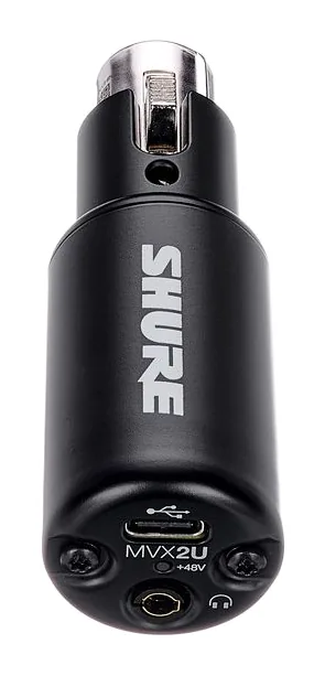 Shure Motiv MVX2U Gen 2, vue de trois quarts, photo 4
