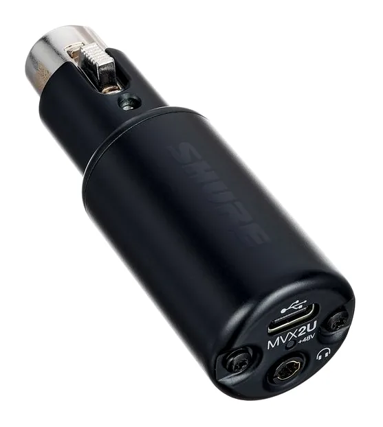 Shure Motiv MVX2U, face arrière et connectique, photo 3