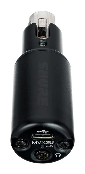 Shure Motiv MVX2U, face arrière et connectique, photo 4
