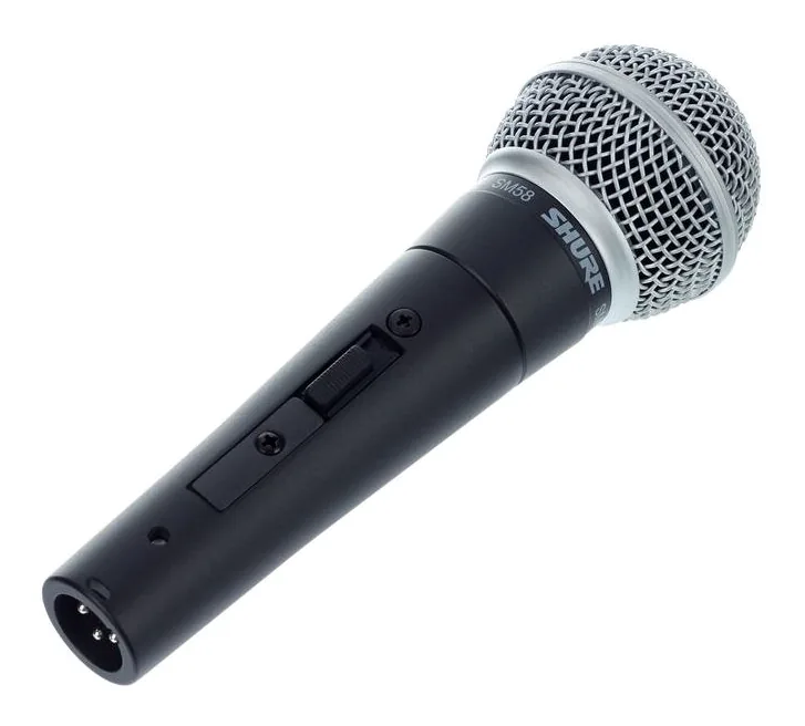 Shure SM58S, vue de profil, photo 2