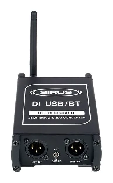 Sirus DI USB/BT, face arrière et connectique, photo 2