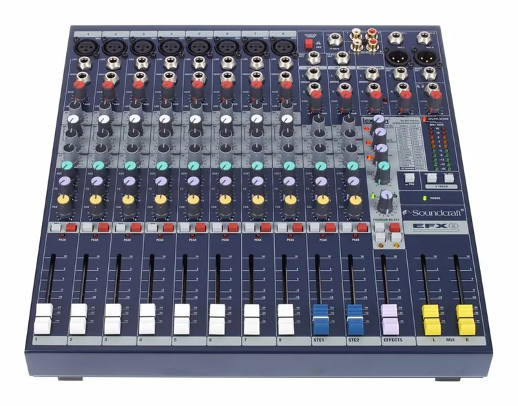 Soundcraft EFX8, face arrière, photo 2
