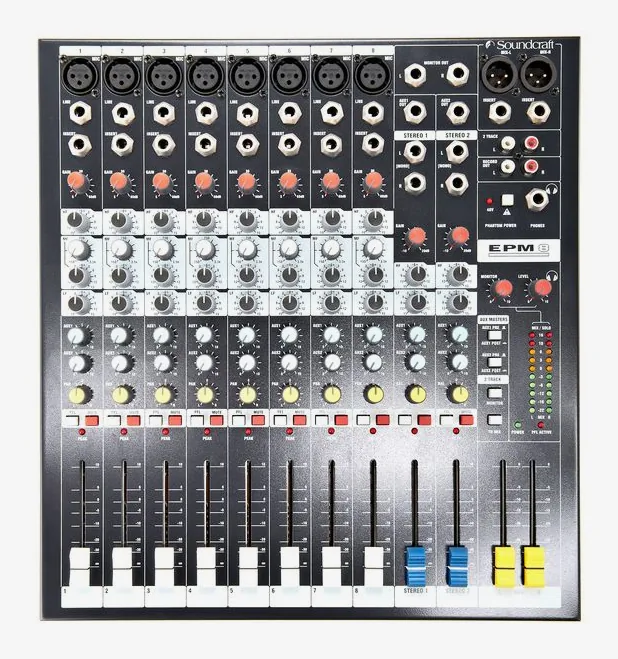 Soundcraft EPM8, face arrière, photo 2