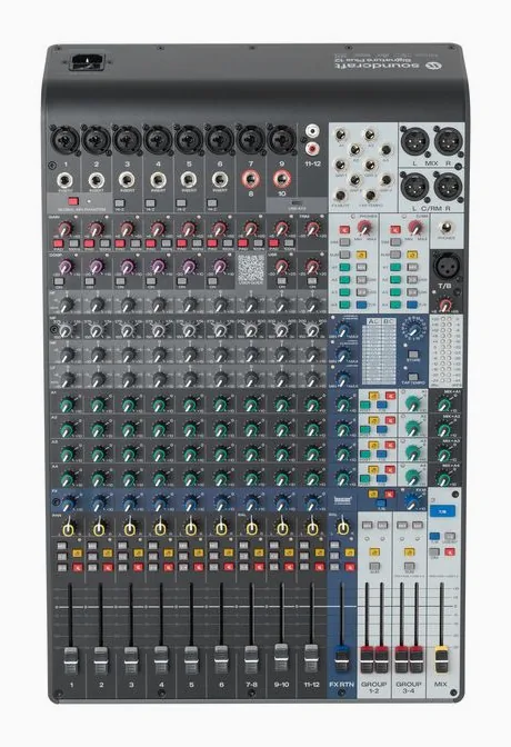 Soundcraft Signature Plus 12, potentiomètres, photo 3