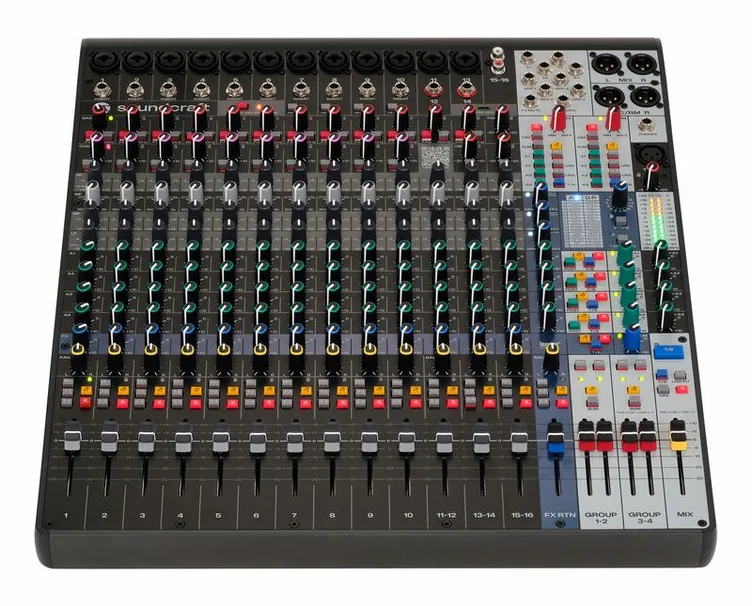 Soundcraft Signature Plus 16, potentiomètres, photo 2