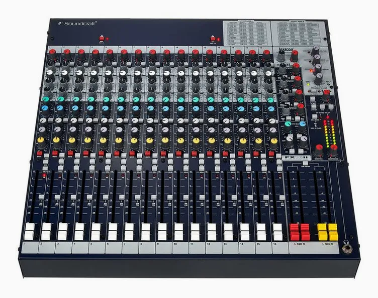 Soundcraft FX 16 II, vue de dessus, photo 2