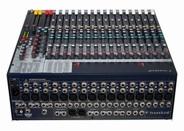 Soundcraft FX 16 II, potentiomètres, photo 4
