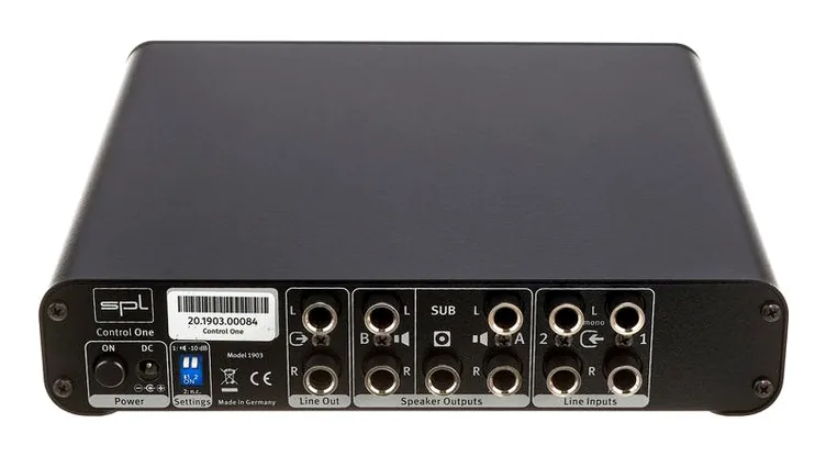 SPL Control One, vue de dessus, photo 4